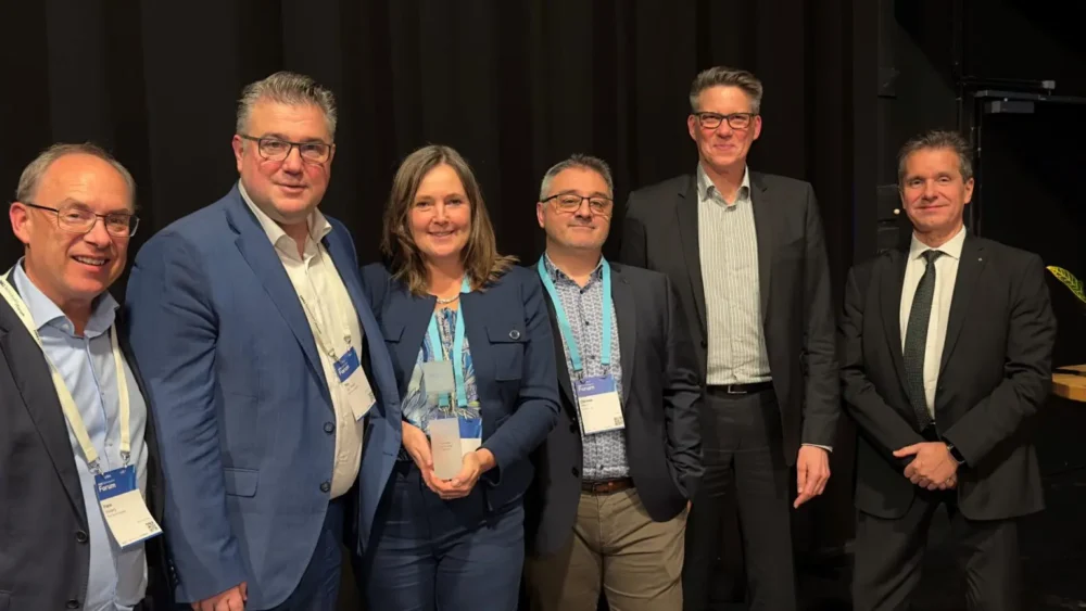The Team at Concat accepting their award for Top Storage Partner 2024
